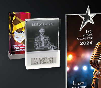 Contento Trophäen, Pokale, Awards, Promo