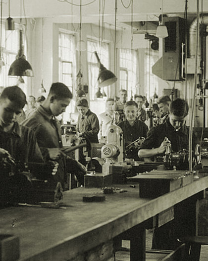 Stiefelmayer Lehrwerkstatt 1920