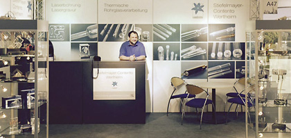 Messe Achema 2015, Frankfurt - Contento Glasverarbeitung